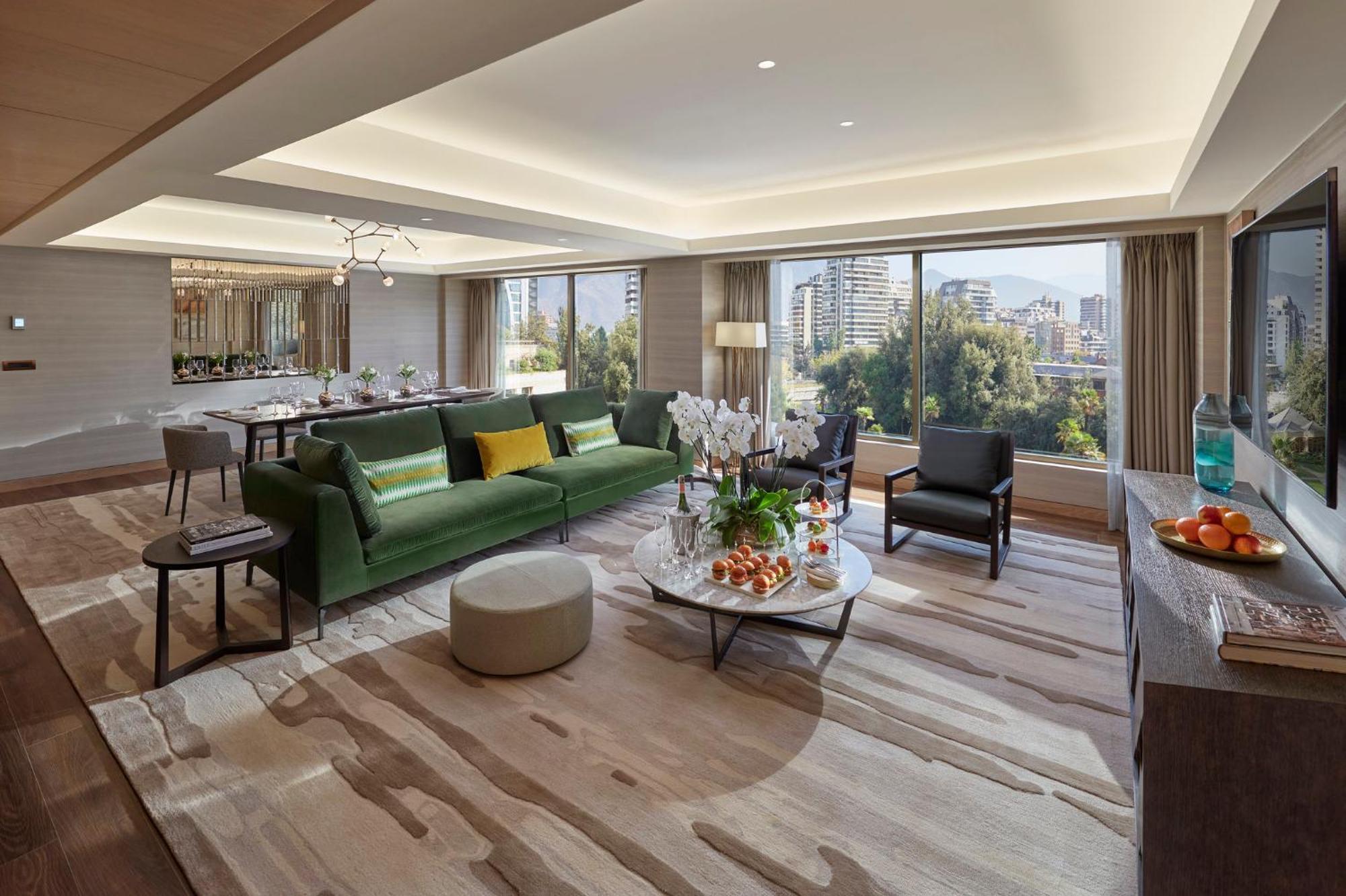 Mandarin Oriental, Santiago Hotel Exterior foto The Living Room of the Presidential Suite